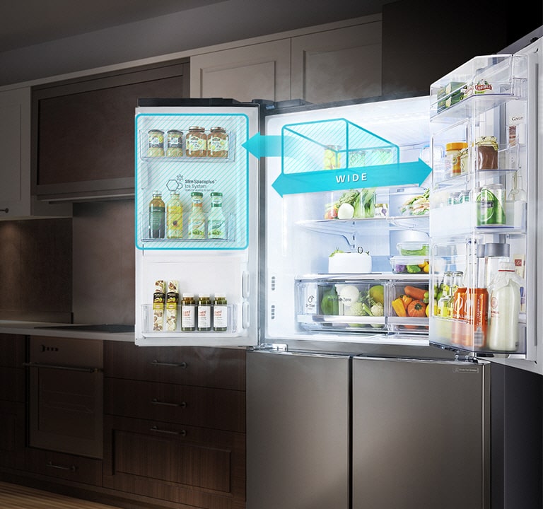 یخ‌ساز باریک روی در یخچال